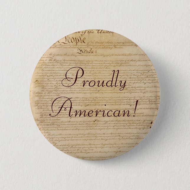 US CONSTITUTION Series 2 Inch Round Button (Front)