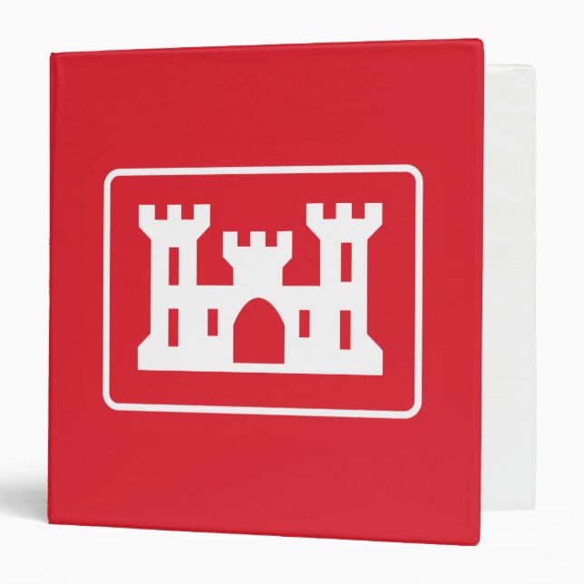 US Corps of Engineers DOD Military Binder (Front/Inside)