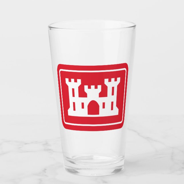 US Corps of Engineers DOD Military Glass (Front)