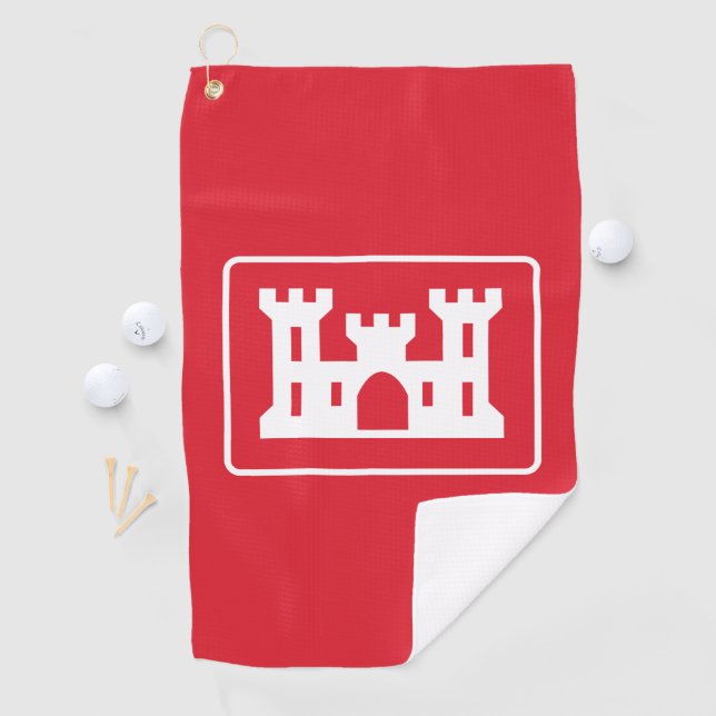 US Corps of Engineers DOD Military Golf Towel (InSitu)