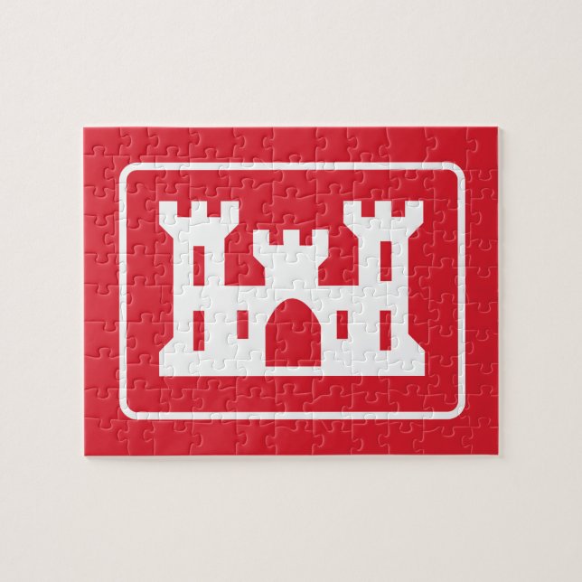 US Corps of Engineers DOD Military Jigsaw Puzzle (Horizontal)