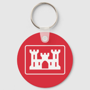 US Corps of Engineers DOD Military Keychain