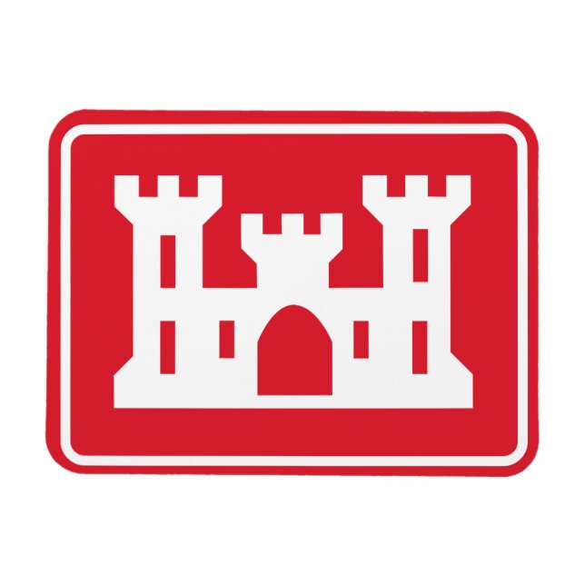 US Corps of Engineers DOD Military Magnet (Horizontal)