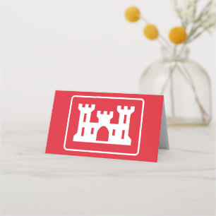 US Corps of Engineers DOD Military Place Card