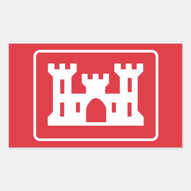 US Corps of Engineers DOD Military Sticker (Front)
