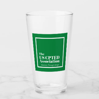 US CPTED Association Glass Tumbler