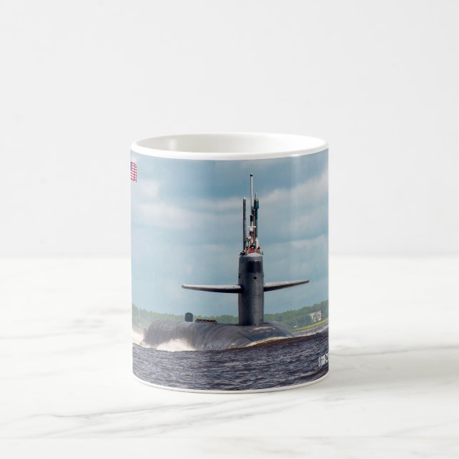 US CRUISE MISSILE SUBMARINE – SSGN-728 Mug (Center)