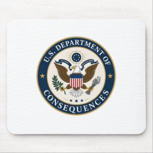 us department of consequences mouse pad