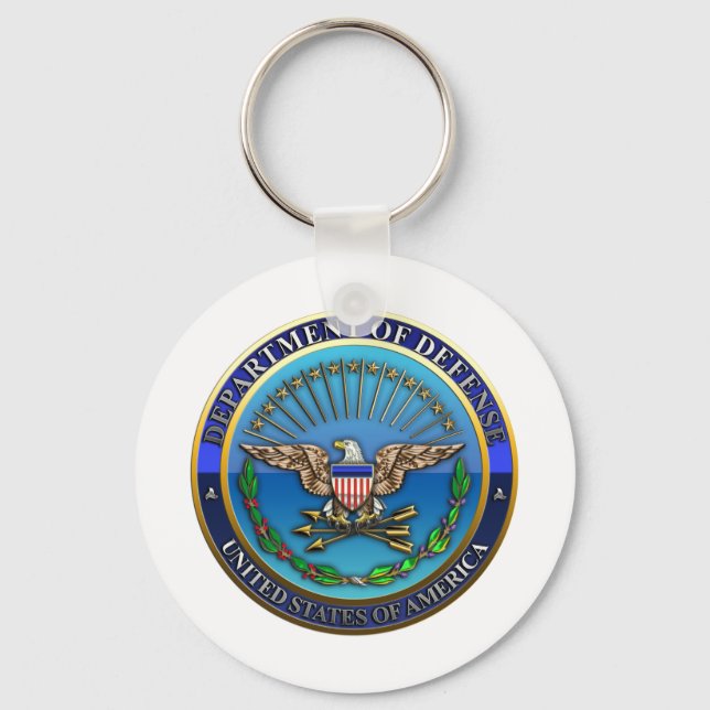US Department of Defence (DoD) Keychain (Front)
