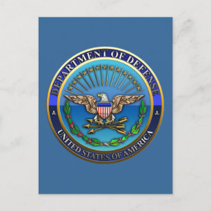 US Department of Defence (DoD) Postcard