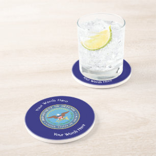 US Department of Defence Shield Coaster