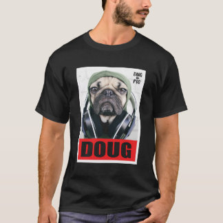 Us Doug The Pug Headphones 01 T-Shirt