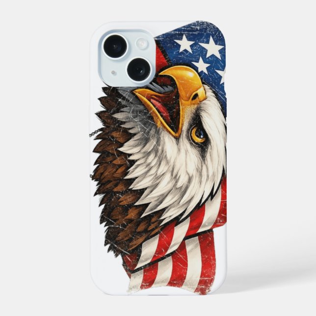 US Eagle iPhone 15 Case (Back)