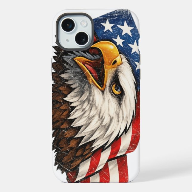 US Eagle iPhone 15 Plus Case (Back)