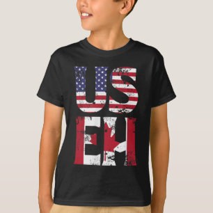 US EH American Canadian Funny Meme Quote T-Shirt