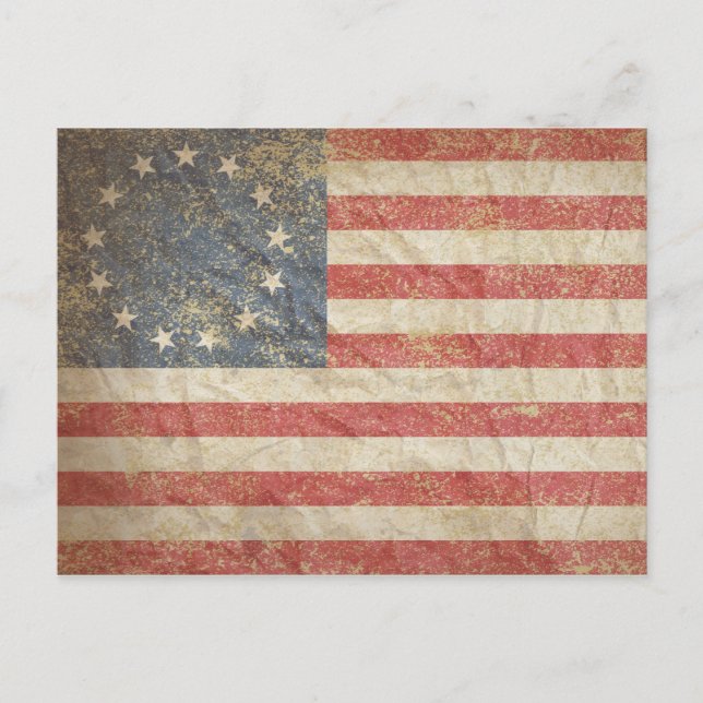 US Flag 1776 Postcard (Front)