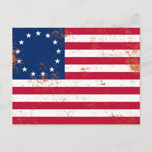 US Flag 1776 Postcard (Front)