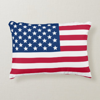 US Flag Accent Pillow