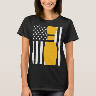 US Flag Bowling Team T-Shirt