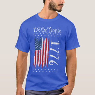 US Flag Constitution ofhe USA Patriotic 4th of Jul T-Shirt