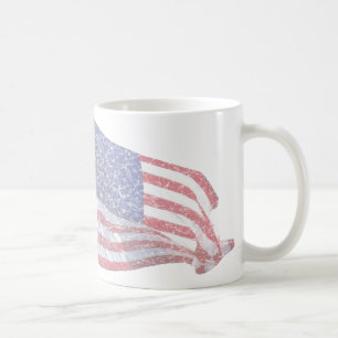 US Flag - distressed Coffee Mug