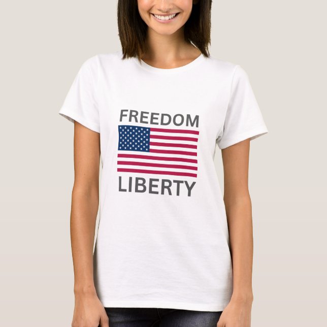 US Flag Freedom Liberty™ Women’s T-Shirt (Front)