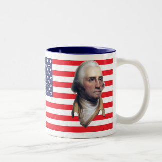 US Flag George Washington Mug