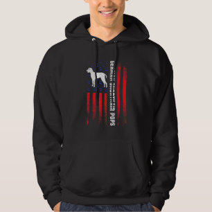 Us Flag German Shorthair Pointer Pops Pointer Dog  Hoodie
