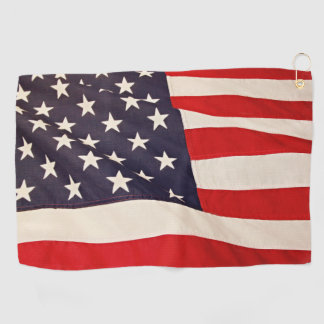 US Flag Golf Towel