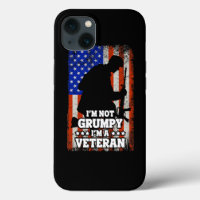 US Flag Im not Grumpy im a Veteran 116