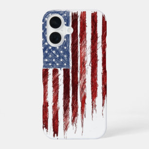 US Flag iPhone 16 Case