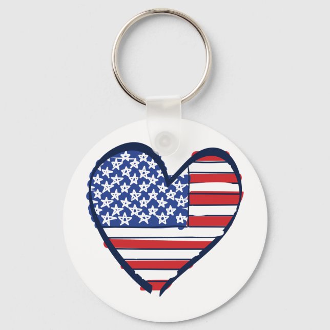 US-Flag Keychain (Front)