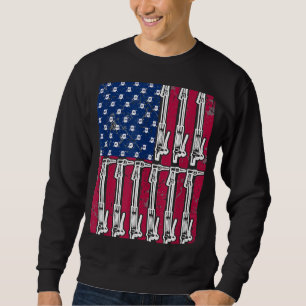 Us Flag Patriotic Weld Tee Welding Welder Christma