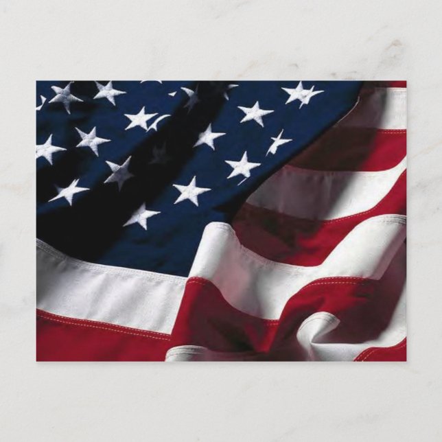 US flag Postcard (Front)