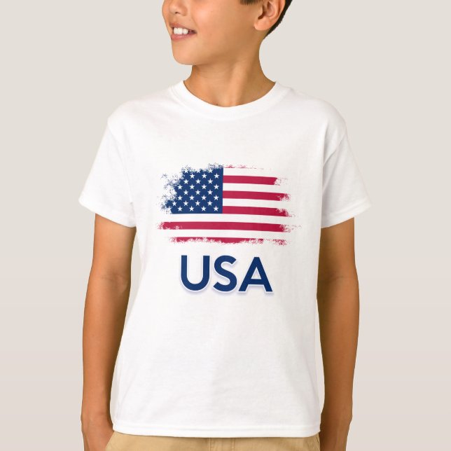 US Flag  T-Shirt (Front)
