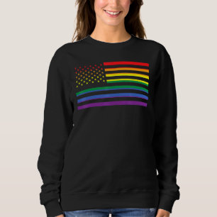Us Flag Transgender Gay Pride Lgbt Tank