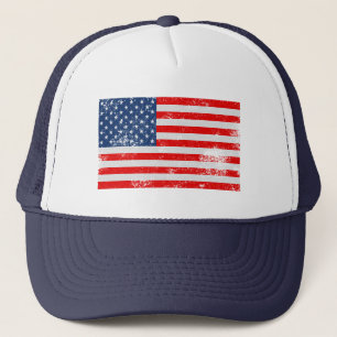 US Flag Trucker Hat
