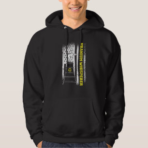 US Flag Uranium Whisperer Nuclear Engineer Hoodie
