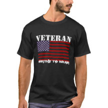 US Flag - Veteran - Worthy To Wear
