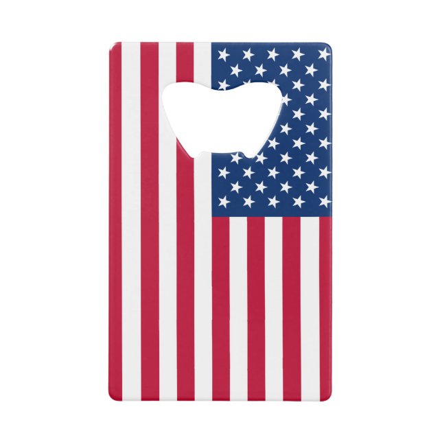 US Flag Wallet Bottle Opener (Front)