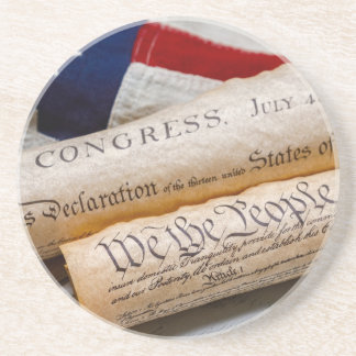 US Founding Documents Coaster