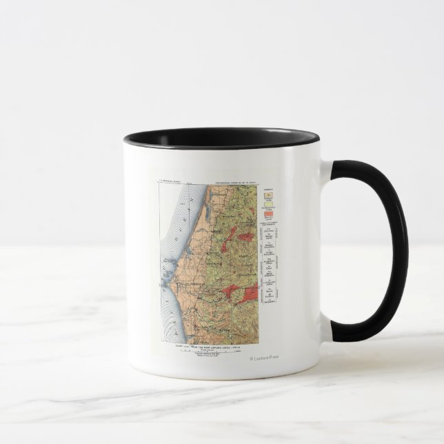 US Geological Survey Map Mug (Right)