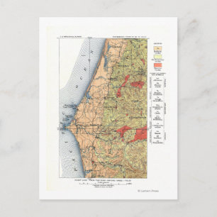 US Geological Survey Map Postcard