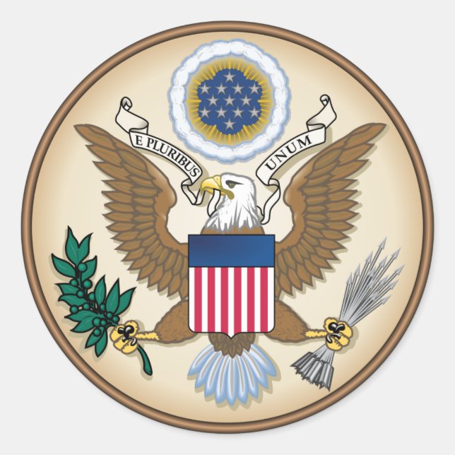 US Great Seal Official Coat Of Arms Heraldry (Front)