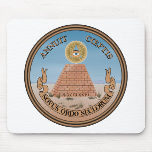 US Great Seal Reverse Official Coat Of Arms Mouse Pad