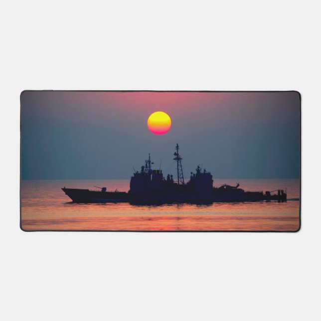 US GUIDED-MISSILE CRUISER – CG DESK MAT (Front)