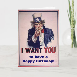 "US - Happy Birthday" Card