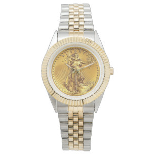 US High-Relief St.Gauden $20 Gold Coin Repica Watch