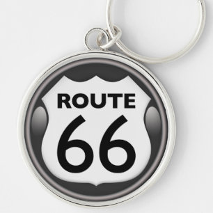 US Historic Route 66 Keychain