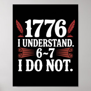 Us History 67 Teacher 1776 250th Anniversary Six S Poster